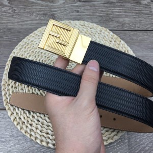 Classic Fendi Gold Men's buckle belt ASS02062