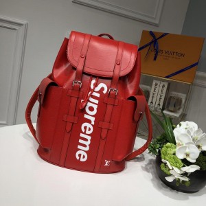 Louis Vuitton 53414 Supreme BAG RED LV04BM082