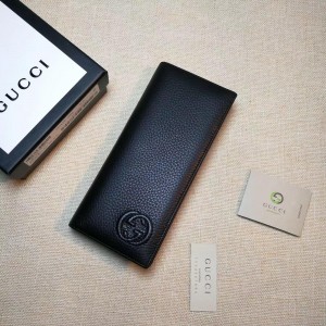 Gucci black leather wallet GC06BM058