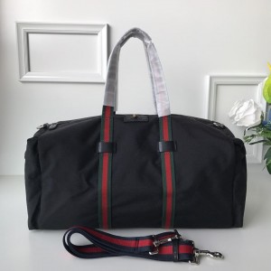 Gucci black canvas duffel bag GC06BM078