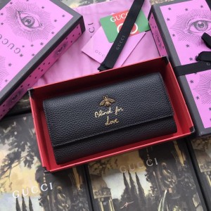 Gucci blind for love black leather wallet  GC07WM030