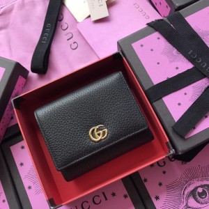 Gucci black leather wallet with exterior pocket GC07WM035