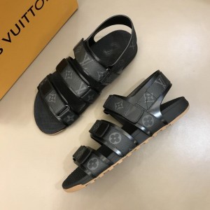Louis Vuittion Black Sandals with LV Monogram MS021019 Updated in 2019.06.17