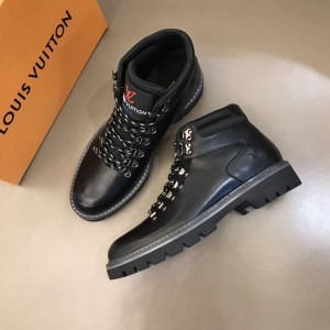 LV black leather Boots MS021218 Updated in 2019.11.28
