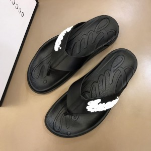 Gucci black flip-flop with gucci design MS02659 Updated in 2019.04.19
