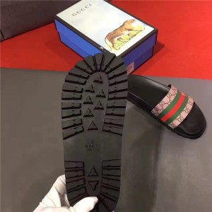 Gucci Double G Print with Stripes Sandals OF_FED0B857DC95